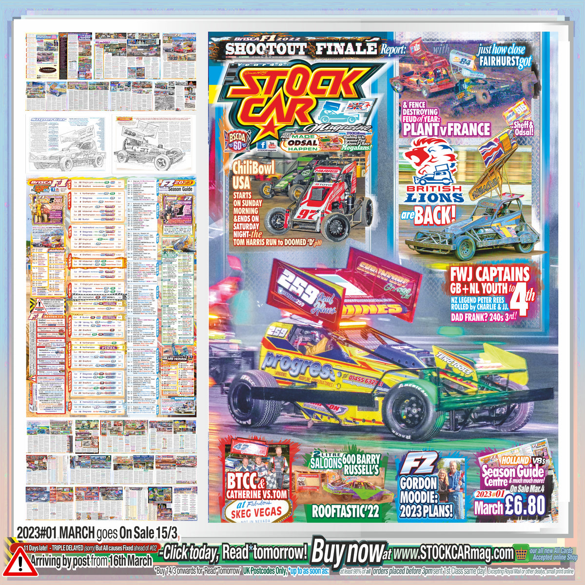 STOCKCARmagazine 202301 MARCH F1 Silver Hit by Hit, BTCC at Skeg, Ba