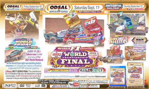 SCArecordings 2021 disc 8:  the September 10-11-12 WORLD FINAL WEEKEND on Standard TV quality DVD double disc